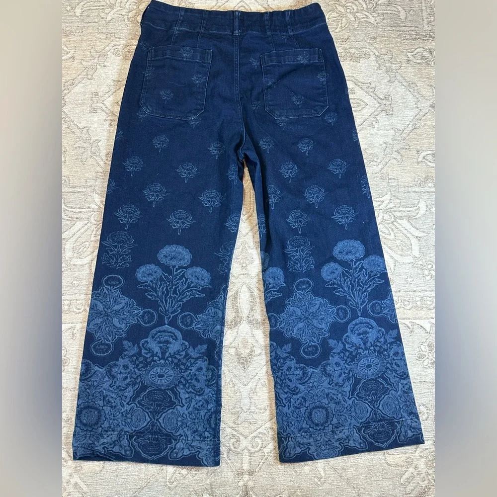 Anthropologie Maeve The Collette Cropped Wide Leg Jeans - Picture 5 of 8